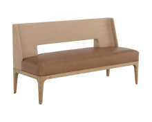 Sunpan 110928 - Brocco Banquette - Milliken Cognac